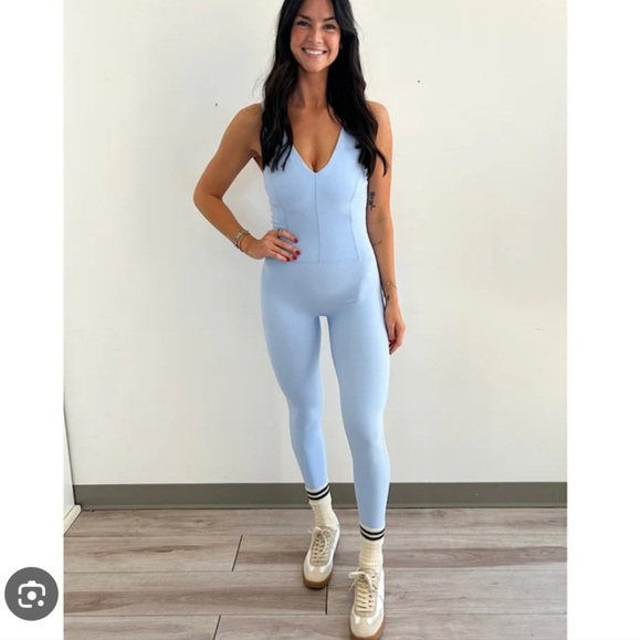 FP Movement by Free People Pants - NWT Free People Baby‎ Blue One Piece Bodysuit